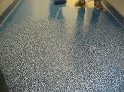 Epoxy Floor with Specks