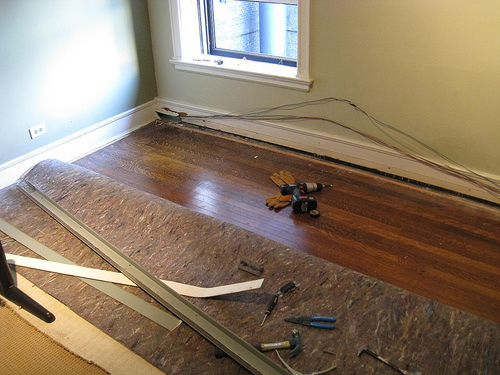 Wood Floor Installation